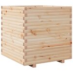 vidaXL Jardinière 80x80x72 cm bois de pin massif