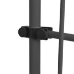 vidaXL Auvent manuel rétractable avec LED 100 cm Crème