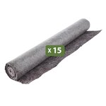 Pack and Move - Lot 15 couvertures de protection sol - 0 7 x 10 M - Travaux déménagement peinture - Anti-dérapant et hydrofuge