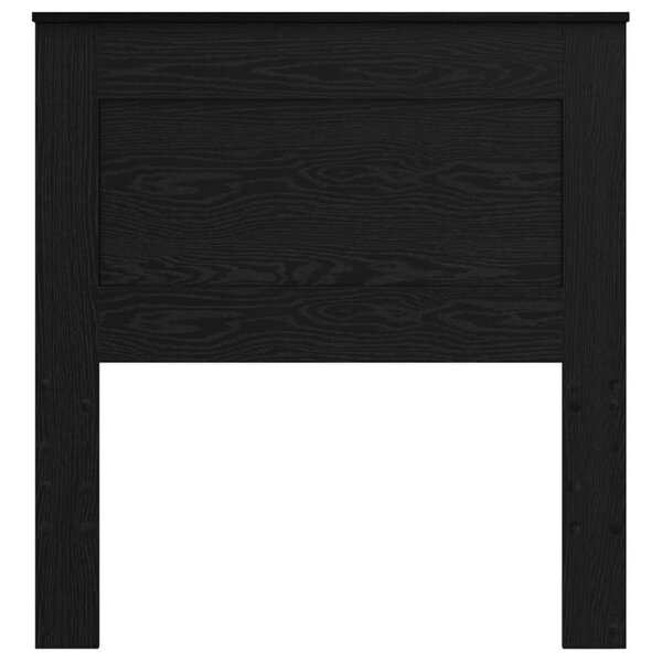 vidaXL Tête de lit avec tête de lit Chêne noir 80 cm Bois d'ingénierie