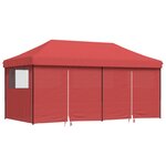 vidaXL Tente de fête Bordeaux 292 x 580 x 315 cm Tissu Oxford