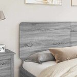 vidaXL Tête de lit Gris Sonoma 180 cm Bois d'ingénierie