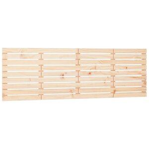 vidaXL Tête de lit murale 186x3x63 cm Bois massif de pin