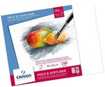 Paquets de 5 feuilles, Papier à dessin HUILE & ACRYLIQUE, 290 g/m2 CANSON