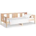 vidaXL Lit de jour Bois massif de pin 80x200 cm