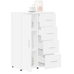 vidaXL Buffets 2 Pièces blanc 60x31x84 cm bois d'ingénierie