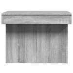 vidaXL Table basse sonoma gris 100x55x40 cm bois d'ingénierie