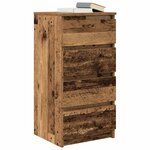 vidaXL Buffet vieux bois 37 5x35x76 cm bois d'ingénierie