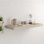 vidaXL Étagère flottante murale chêne 60x23 5x3 8 cm MDF