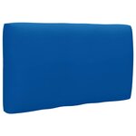 vidaXL Canapé palette 2 places et coussins Pin imprégné de marron miel