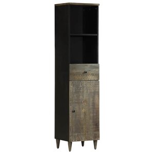 vidaXL Armoire de salle de bain 38x33x160 cm bois massif de manguier