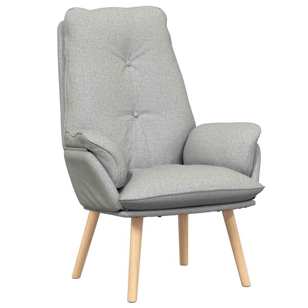 vidaXL fauteuil Gris nuage 69 x 74 x 93 cm Tissu Sherpa