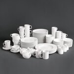 Tasses à cappuccino blanches 284ml olympia - vendues par 12 -  - porcelaine