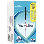 Stylo bille PaperMate 045 pointe moyenne noir