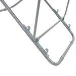 vidaXL Chaises de plage pliables lot de 2 Acier et tissu oxford Bleu