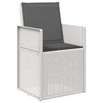 vidaXL Ensemble de salle à manger pour jardin avec coussin 7 Pièces PP