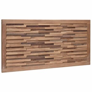 vidaXL Tête de lit Naturel Bois de teck massif