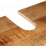 vidaXL Ensemble de meubles salle de bain 5 Pièces fer et bois de manguier