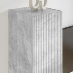 vidaXL Meuble TV mural 2 Pièces Béton 30 x 31 x 60 cm Bois d'ingénierie