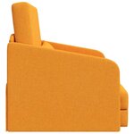 vidaXL Canapé-Lit Jaune foncé 65 x 80 x 83 cm tissu
