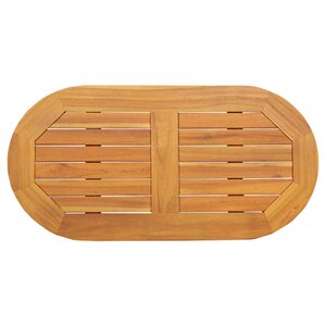 vidaXL Plateau de table Huile Naturelle 80 x 40 x 2 cm