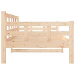 vidaXL Lit de jour Bois massif de pin 90x190 cm