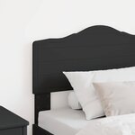 vidaXL Tête de lit avec tête de lit Chêne noir 90 cm Bois d'ingénierie