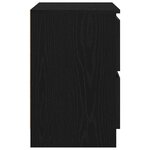 vidaXL Meuble TV noir 40x35x54 cm bois d'ingénierie