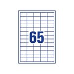 Boite de 650 etiquettes multi-usages 38x21,2 mm blanc avery zweckform