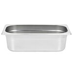Vidaxl récipients gastronorm 8 pièces gn 1/3 100 mm acier inoxydable