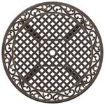 vidaXL Ensemble de salle à manger pour jardin 7 Pièces Bronze