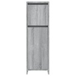 vidaXL Armoire de bain Sonoma gris 30x30x95 cm Bois d'ingénierie