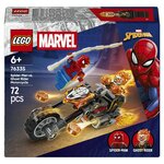 76335 Spider-Man et sa moto contre Ghost Rider ® Marvel Super Heroes