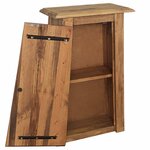 vidaXL Armoire latérale de salle de bain Pin massif 42x23x70 cm