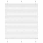 vidaXL Store plissé blanc 120x100cm largeur du tissu 119 4cm polyester