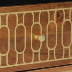 vidaXL Table de chevet 50x33x62 cm bois de manguier massif