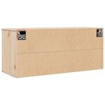 vidaXL Armoire murale 80x30x35 cm Bois de pin massif