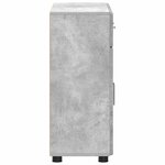 vidaXL Buffet Gris béton 88 5 x 30 5 x 73 cm Bois d'ingénierie