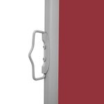 Vidaxl auvent latéral rétractable de patio 140x600 cm rouge