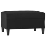 vidaXL Repose-pied Noir 70x55x41 cm Similicuir