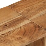 vidaXL Meuble TV 160x30x45 cm Bois d'acacia massif