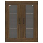 vidaXL Armoire murale suspendue Chêne marron 69 5x34x90 cm