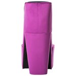 vidaXL Chaise en forme de chaussure à talon haut Violet Velours