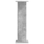 vidaXL Support de Plante 2 Pièces Gris béton 30 5 x 30 x 100 5 cm