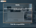 Qualitoner - 4 cartouche compatible pour hp 903xl 903 xl noir + cyan + magenta + jaune ()