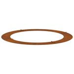 vidaXL Anneau d'Arbre Plat 5 Pièces Ø90/120 cm en Acier Résistant aux Intempéries