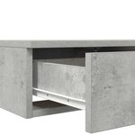 Tiroirs de Lit vidaXL Gris Béton 200x36 5x16 5 cm en Bois Ingénierie