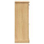 vidaXL Armoire à chaussures VIGO 60x35x96 cm bois massif de pin