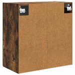 vidaXL Armoire Murale 59 x 31 x 60 cm Bois d'ingénierie Chêne fumé