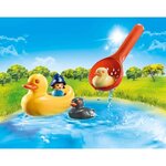 Playmobil 1.2.3 - 70271 - famille de canards et enfant
